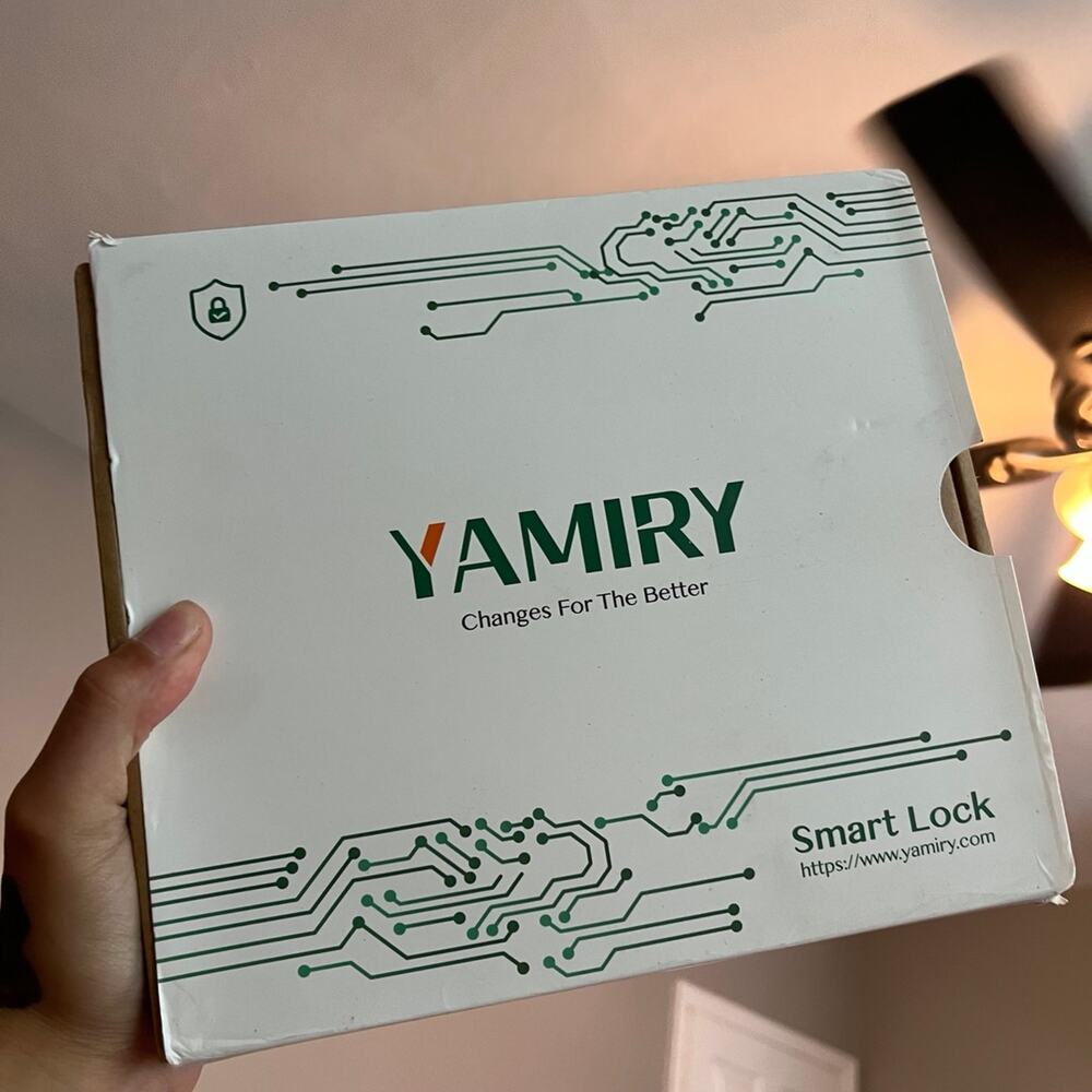 Yamiry Smart Door Lock Fingerprint Keypad App Access